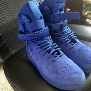 Blue AF1 High Top W/Box!